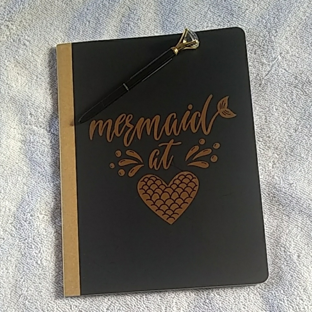 Brand New diamond gemstone novelty pen and journal
